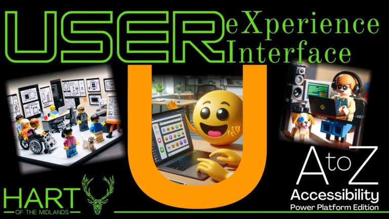 User eXperience / User Interface [A to Z a11y]