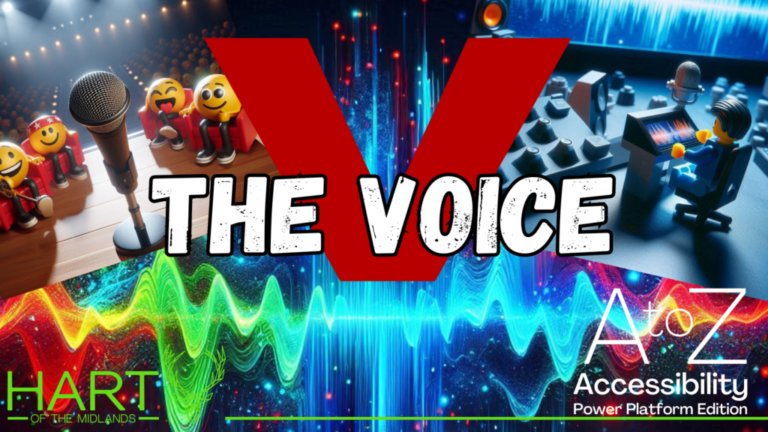 The Voice [A to Z a11y]